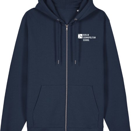 Hoodie mit Reißverschluss dunkelblau