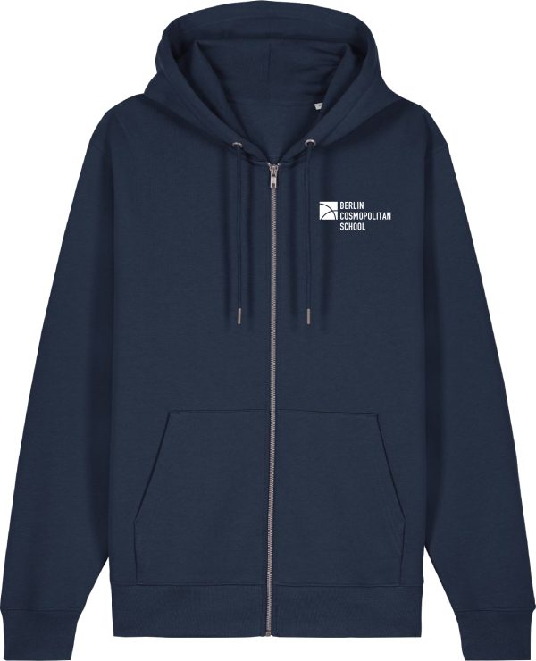 Hoodie mit Reißverschluss dunkelblau