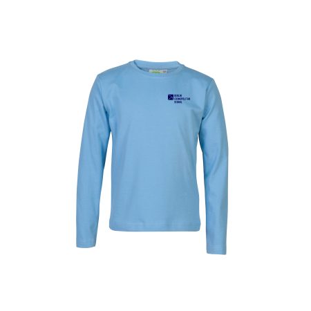 T-Shirt langarm hellblau