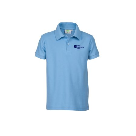 Polo Shirt kurzarm hellblau