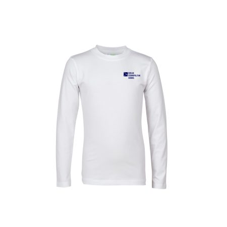 T-Shirt langarm weiß