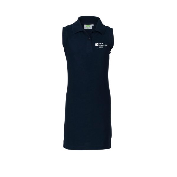 Kleid Polo ohne Arm dunkelblau