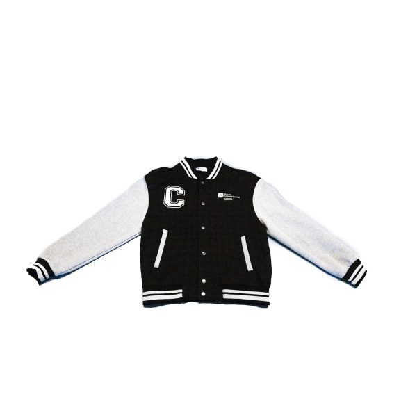 College Jacke Black-Light Grey Neu!!!